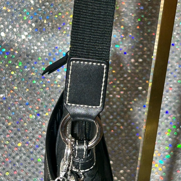 Coach 2005 Black Crossbody Bag with Silver Accents - Picture 6 of 15